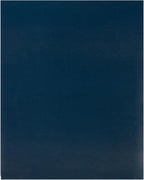 JAM PAPER Custom Printed Semi-Gloss Folders with Round Corner Pockets - Personalized Logo & Text - 12pt C1S - Navy Blue - 100/Pack