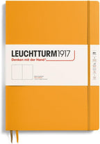 LEUCHTTURM1917 - Notebook Hardcover Master Slim A4+ - 123 Numbered Pages for Writing and Journaling (Rising Sun, Plain)