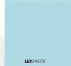 LUXPaper 8.5" x 11" Paper | Letter Size | Pastel Blue | 60lb. Text | 50 Qty