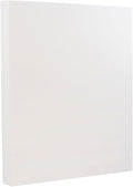 JAM PAPER Strathmore 28lb Paper - 105 gsm - 8.5 x 11 - Bright White Wove - 100 Sheets/pack