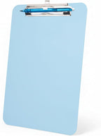 TFDLCG zm Clipboard with Pen Holder,Standard Letter Size A4,Thickened Clip Boards 8.5x11,Cute Clipboards for Women Kids Students,Nurses,School Office Home Supplies,Light Blue