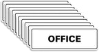 Signs ByLITA Standard Office Sign - Professional Business Signage - Easy to Install (White) - Medium 10 Pack