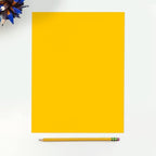 LUXPaper 8.5" x 11" Cardstock | Letter Size | Sunflower Yellow | 100lb. Cover (183lb. Text) | 50 Qty