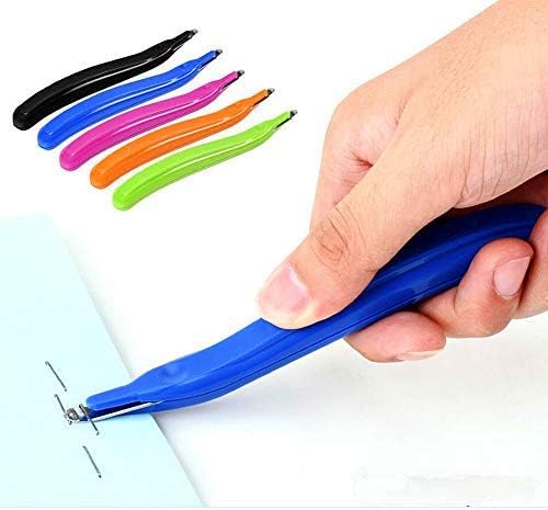 ZZTX 4 PCS Professional Magnetic Staple Remover Puller Staples Remover Staple Removal Tool for School Office Home 4 Colors