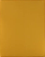 JAM PAPER Laminated Two Pocket Glossy School Folders - Letter Size - High Gloss Gold - Bulk 100/Box