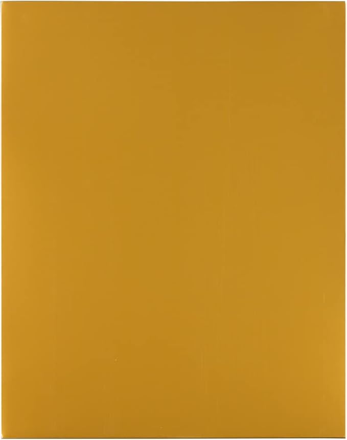 JAM PAPER Laminated Two Pocket Glossy School Folders - Letter Size - High Gloss Gold - Bulk 25/Pack