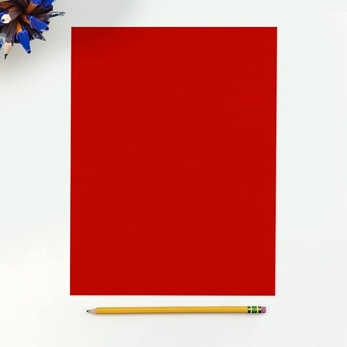 LUXPaper 8.5" x 11" Paper | Letter Size | Holiday Red | 60lb. Text | 1,000 Qty