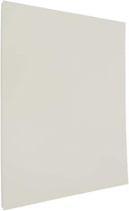 JAM PAPER Strathmore 24lb Paper - 90 gsm - 8.5 x 11 - Natural White Laid - 100 Sheets/Pack