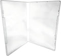 (50) CheckOutStore Plastic Storage Cases for Rubber Stamps, 1/2" (14mm) inch Spine Size (Clear)