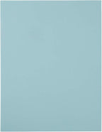 JAM PAPER Full Sheet Shipping Labels - Printable Sticker Paper - 8 1/2 x 11 - Baby Blue - 10 Full Pages/Pack