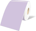 STARLIBOO 3"X5" Rectangle Color Coding Labels, Removable Square Label Inventory Stickers, Permanent Warehouse Moving Box Square Label (250Labels, Lavender Purple)