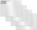Fotouzy Flexible Plastic Cutting Boards for Kitchen, 4 Frosted Clear Cutting Mats 15 x 12 In, BPA-Free, Non-Porous, and Dishwasher Safe, Set of 4