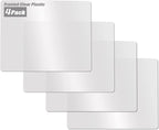 Fotouzy Flexible Plastic Cutting Boards for Kitchen, 4 Frosted Clear Cutting Mats 15 x 12 In, BPA-Free, Non-Porous, and Dishwasher Safe, Set of 4