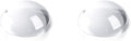 SWTHONY 2pcs 1.6inch Crystal Dome Magnifying Paperweight, Reading Magnifier Glass Paper Weights for Outdoor Events, Office Desk
