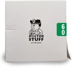 Doctor Stuff - File Folder Labels, Terminal Digit Filing, Consecutive Double Digit Numbers 60-69, Compatible with SMEAD DDS - SMDM Series Chart Stickers, Green, 1" x 1-1/2", 500/Roll