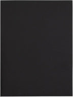 LUXPaper 9" x 12" Presentation Folders | Two Pocket | Black Linen | 100lb. Cover | 10 Qty