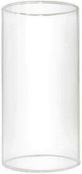 Sunwo Glass Shade Straight Cylinder Glass Lamp Shade Replacement with Multiple Effects (Clear Straight Cylinder)