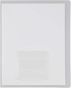JAM PAPER Plastic Sleeves with Mini Pocket - Letter Size - 9 x 11 1/2 - Clear Project Pockets - 10 Page Protectors/Pack