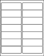 MACO Printable Labels for Mailing - Laser/Ink Jet Compatible Shipping Address Return Labels, 14 per Sheet, 1-1/3 x 4", Box of 100 Pages/1400 Labels, White
