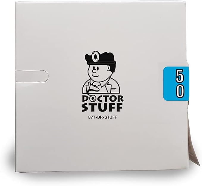 Doctor Stuff - File Folder Labels, Terminal Digit Filing, Consecutive Double Digit Numbers 50-59, Barkley FDDBM Match - BXDM Series Chart Stickers, Blue, 1" x 1-1/2", 500/Roll