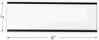 SmartSign Magnetic 'C' Channel Label Holders | 2" x 6", Pack of 10