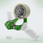 TAPEWELL Heavy Duty Metal Frame 2 Inch Wide Packing Tape Dispenser Gun with Special Ergonomic Handle, 3" Core, Premium Tempered Steel Blade