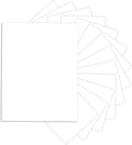 24 Sheets White Cardstock 8.5 x 11 Thick Paper, Goefun 80lb Card Stock Printer Paper for Invitations, Menus, Wedding, DIY Cards