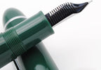 JINHAO X159 Fountain Pen (EF Nib 0.38mm, Dark Green with Silvery Clip)