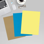 LUXPaper 8.5" x 11" Paper | Letter Size | Pastel Canary Yellow | 60lb. Text | 250 Qty