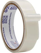 WOD SPT7A UHMW Polyethylene Transparent Film Slick Tape, 1 inch x 10 ft. Aggressive Adhesive - Ideal For Squeak Reduction, Drawers, and Bearings