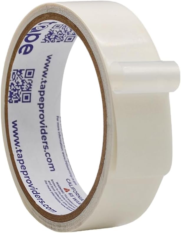 WOD SPT7A UHMW Polyethylene Transparent Film Slick Tape, 1.5 inch x 10 ft. Aggressive Adhesive - Ideal For Squeak Reduction, Drawers, and Bearings