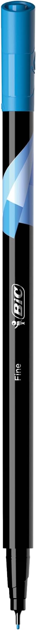 BIC Intensity Fineliner Marker Pen Set, Fine Point Pens (0.4 mm), Assorted Colors, 24-Count Pack, Markers for School