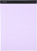 Mintra Office Legal Pads, ((Basic 6pk - (Pastel Version #2), 8.5in x 11in, Narrow Ruled))