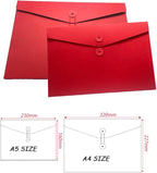 10pcs A4 Kraft Paper Envelopes Portfolio Foolscap File Folders Document Folder with String Fastener Closure Wallet Pockets File Bags Storage Pouch Paperwork Organizer Bag for Office School Home