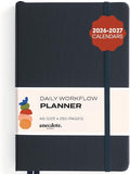 Anecdote 2026-2027 Planner: A Monthly, Weekly & Daily Planner with Calendar | 8.5" x 5.2" | Hardcover To-Do List Organizer, Planning Your Success, Start Anytime, Achieve Productivity Goals (Ink Blue)