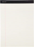 Mintra Office Legal Pads, ((Basic 6pk - (Pastel Version #2), 8.5in x 11in, Narrow Ruled))
