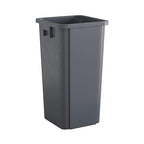 Krollen Industrial 23 Gallon Grey Square Commercial Trash Can