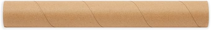 Stockroom Plus Mailing Tubes - Secure Poster Storage - Art & Blueprint Tube Organizer - Versatile Document Organizer - 1.5 x 12 in, Pack of 12, Brown