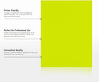 LUXPaper 8.5" x 11" Paper | Letter Size | Wasabi Green | 80lb. Text | 50 Qty