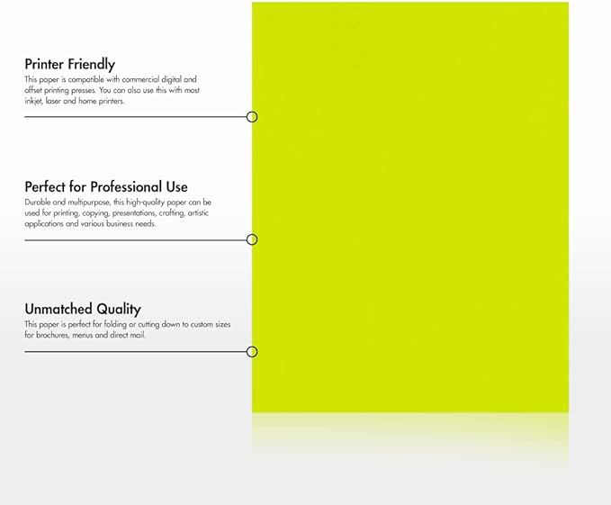 LUXPaper 8.5" x 11" Paper | Letter Size | Wasabi Green | 80lb. Text | 50 Qty