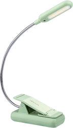 VAVOFO Rechargeable Book Light for Reading in Bed Kids, 7 LED Reading Light with 9-Level Warm Cool White Daylight, Eye Care Lamp with Power Indicator for Bookworms (Avocado Green)