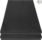 Lineco Museum Archival Storage Box, 11.75x17.75x1.5 in. Drop Front Design. Acid-Free with Metal Edge. Organize Photos, Pictures, Prints, Documents, Crafts, DIY. Black, 2 Pack
