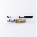 Conklin All American Fountain Pen in Yellowstone – Medium Nib, Unique Yellow, Brown & White Design – Ideal Gift for Professionals & Pen Collectors