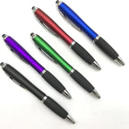 HEYZARDA Personalized Pens with Name Text Icon Logo Engraved for Business Office Custom Ballpoint Pen 50 100 Pcs Optional, Black