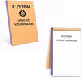 Custom Carbonless Invoice Book with Logo, Personalized Cover & Inner Pages, 2 Part NCR Receipt & Work Order Forms, Easy Tear, Writing Shield for Small Business (Upload Your Design, 8.3 x 5.5INCH)