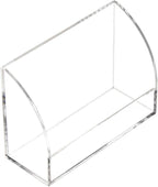 SEVENY 1 PACK 3x5 Acrylic Index Card Holder Business Card Display Stand for Desk File Note Clear Postcard Stand Index Card Rack Acrylic Business Card Stand for Office Business Classroom (No Card)