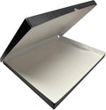 Lineco Folio Storage Box, Clamshell Design with Metal Edge. 18.5x24.5x1.75, Archival Boxboard, Organize and Preserve Photos, Prints, Cards, Magazines, Documents, Art, Ephemera, Family Records, Black