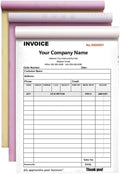 Personalized Invoice Book Custom 2 Part/3 Part Receipt Book Quote Estimate Order Forms Carbonless Form with Your Company Name Logo Address,2-10 Books (Style 8)