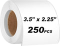 250pcs 3.5 x 2.25 Inch Blank Name Tag Stickers for Classroom, Removable Freezer Labels for Storage Bins Jars Food Containers Box Easy Peel Off Tear Resistant No Residue Moving Labels to Write On