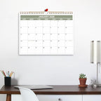 2026 Calendar- Wall Calendar 2026-2027 Runs from January 2026 to June 2027-18 Months Calendar with Thick Paper for Home or Office, 8.5 x 11 Inches, Green